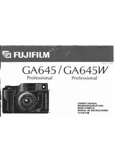 Fujifilm GA 645 Printed Manual